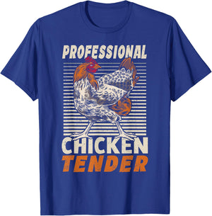 Professional Chicken Tender Crazy Chicken Lady T-Shirt - T-Shirt | Royal