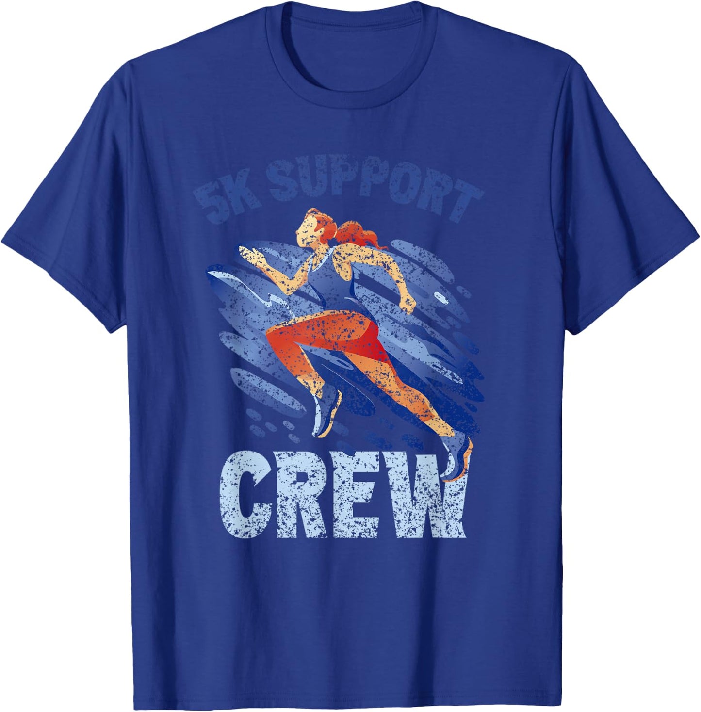 5K Support Crew Runner Race Running Run 5K T-Shirt - T-Shirt | Royal