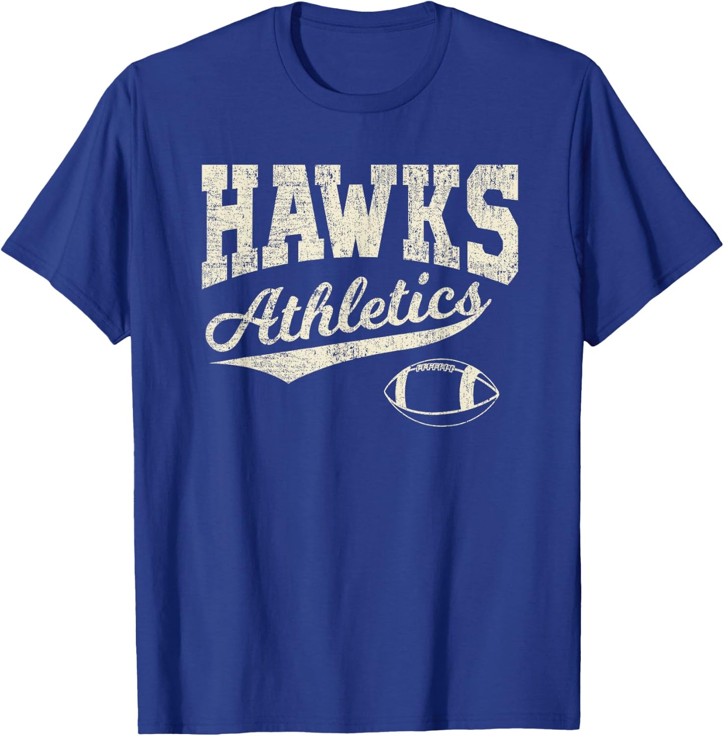 spirit wear, Hawks, high school football athletics T-Shirt - T-Shirt | Royal