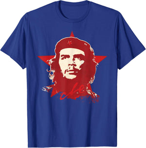 Che Guevara Shirt Cuba Star Cuban Red Revolution Graphic T-Shirt - T-Shirt | Royal