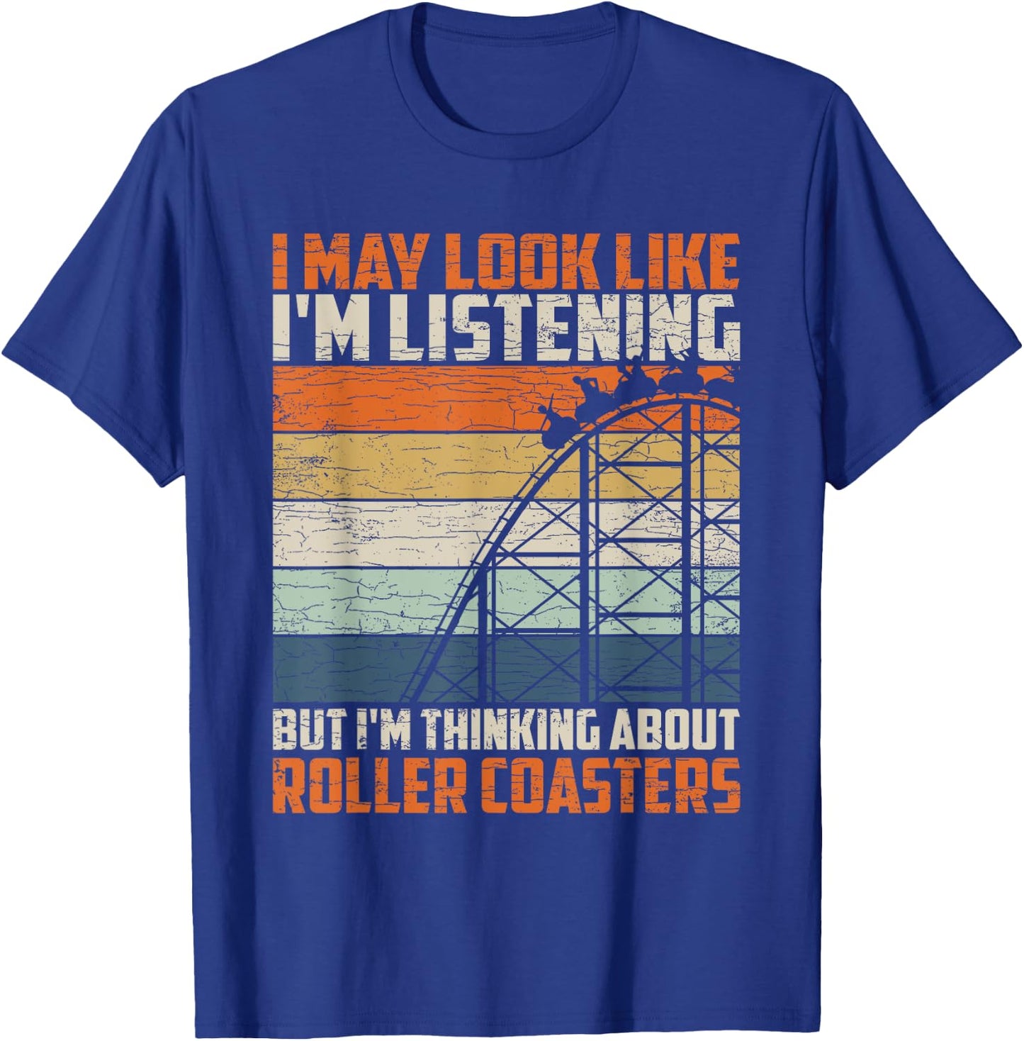 Vintage Roller Coaster T-Shirt - T-Shirt | Royal