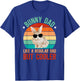 Bunny Dad Rabbit Owner Bunny Lover Rabbit Father T-Shirt - T-Shirt | Royal