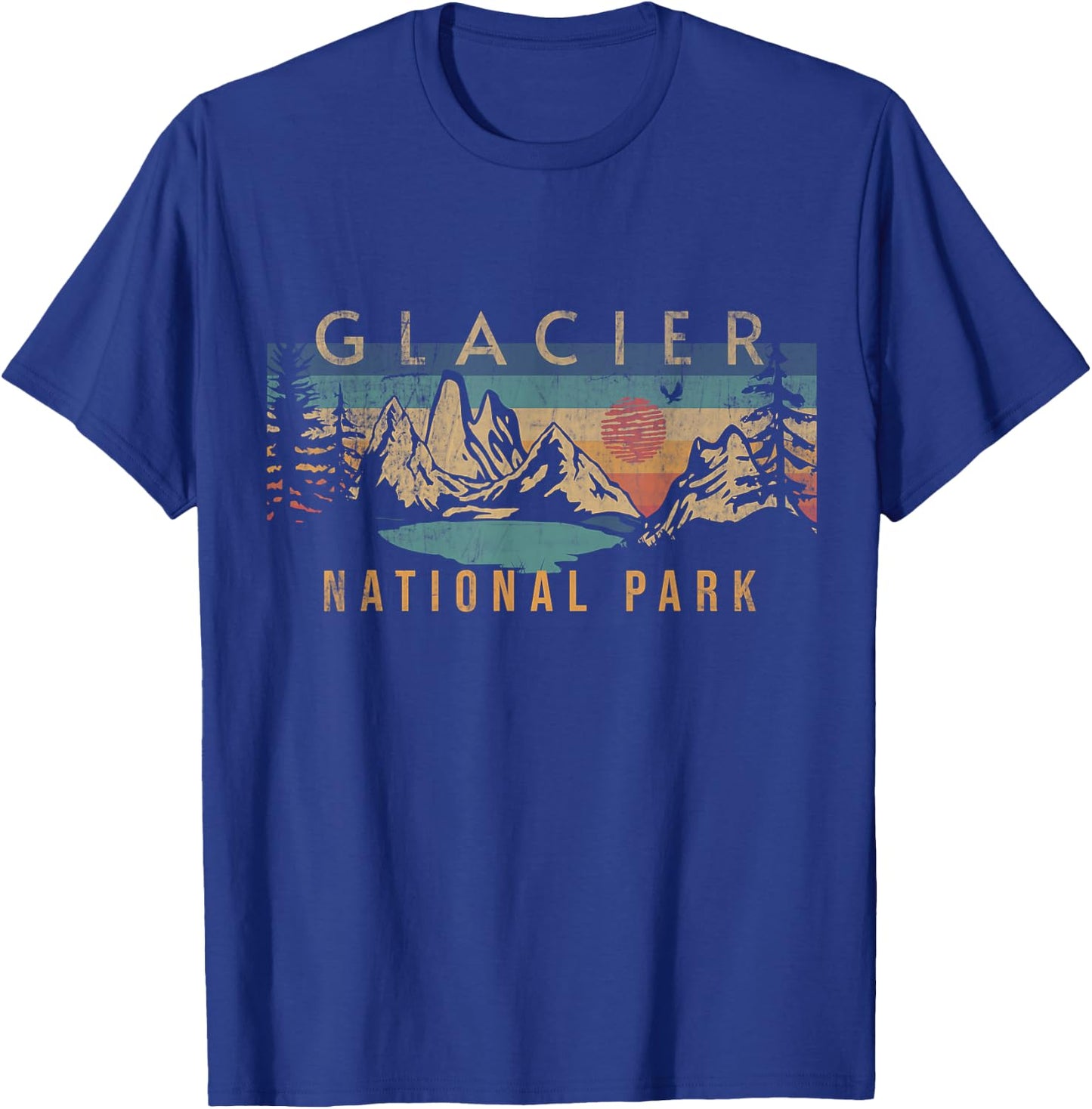 Glacier National Park T-Shirt - T-Shirt | Royal