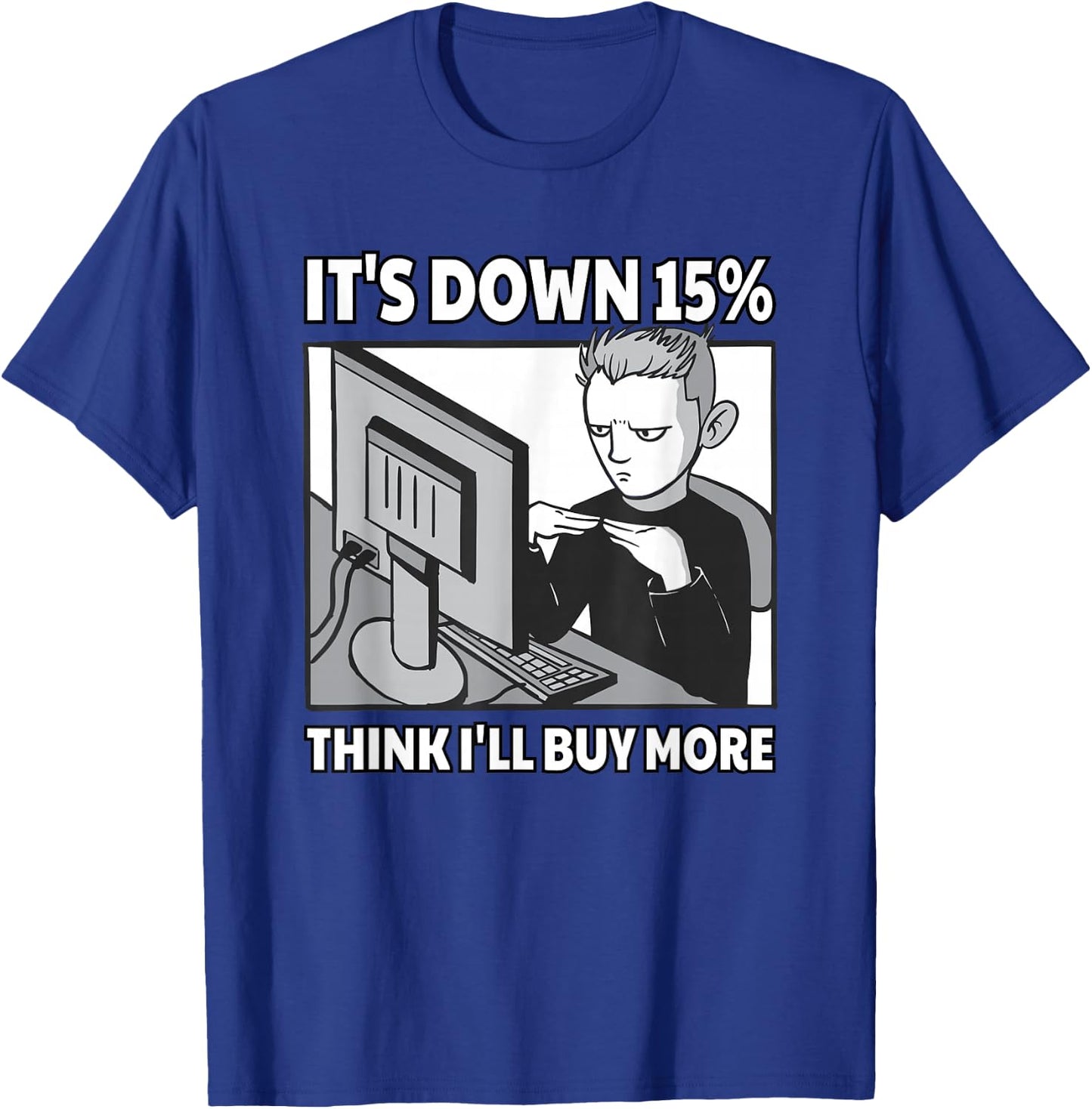 Cryptocurrency Trader Investor Meme Trading Hodler Bitcoin T-Shirt - T-Shirt | Royal