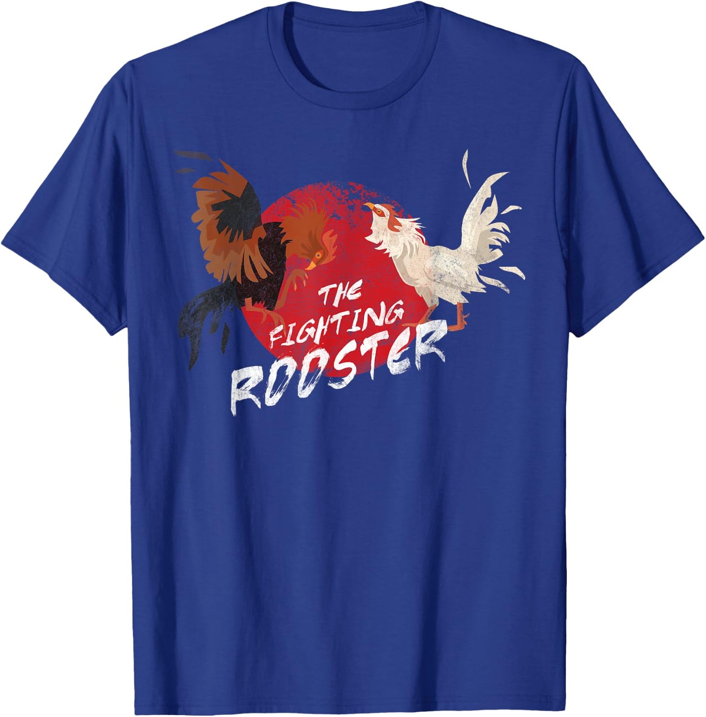 The Fighting Rooster Design for Chicken Lovers T-Shirt - T-Shirt | Royal