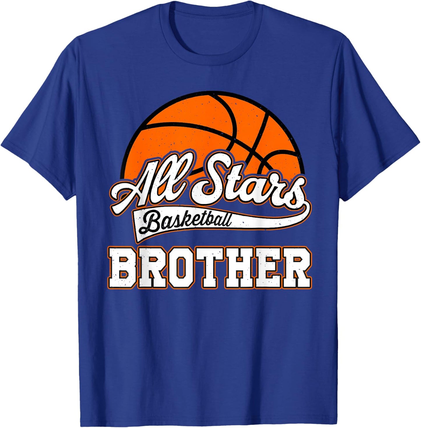 All-Star Basketball Brother of the Birthday Boy Baller T-Shirt - T-Shirt | Royal