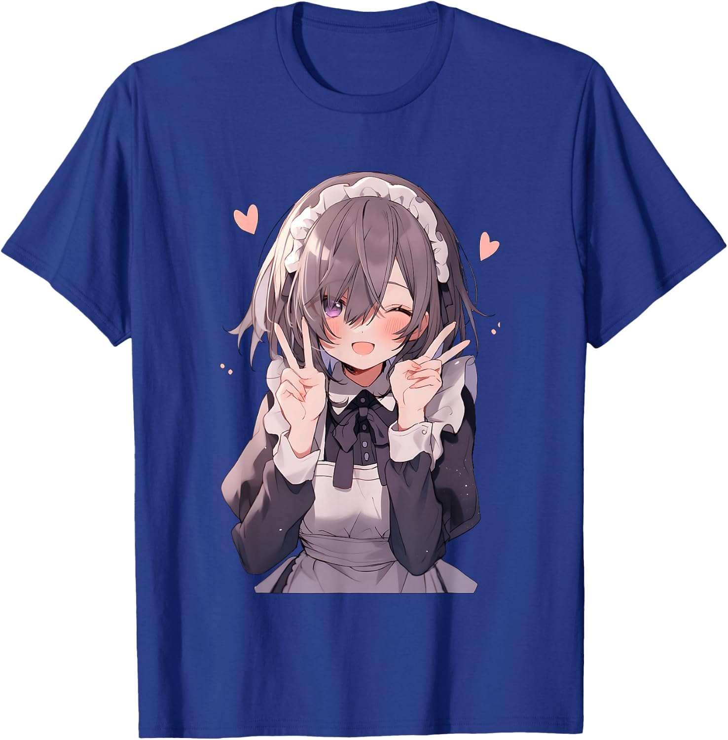 Kawaii Anime Girl Maid Cute Otaku T-Shirt - T-Shirt | Royal