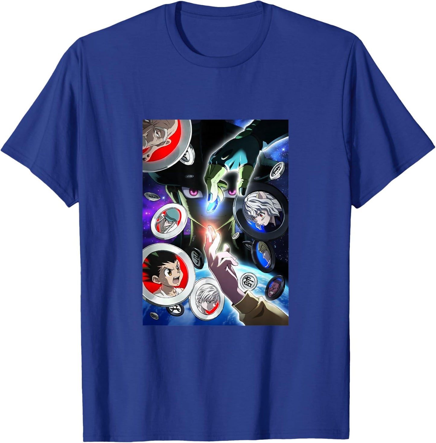 Hunter X Hunter Characters and Coin T-Shirt - T-Shirt | Royal