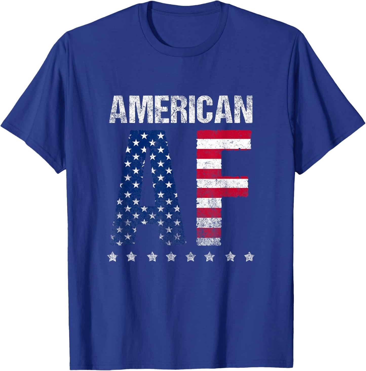 American af 4th of july funny novelty design for merica T-Shirt - T-Shirt | Royal