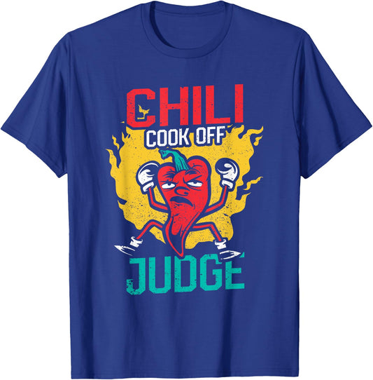 Chili Cook Off Judge Funny Mexican BCC Mexico Cooking Chef T-Shirt - T-Shirt | Royal