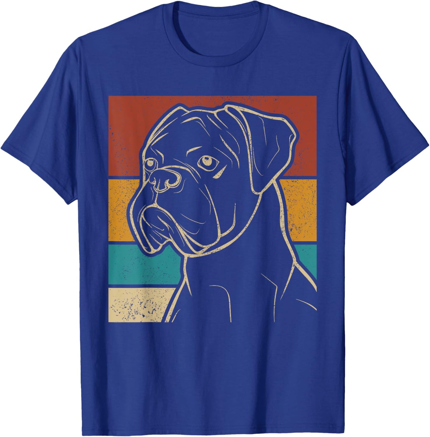 Dog Lover Dog Owner Retro Pet Animal Outfit Vintage Boxer Women Kids T-Shirt - T-Shirt | Royal