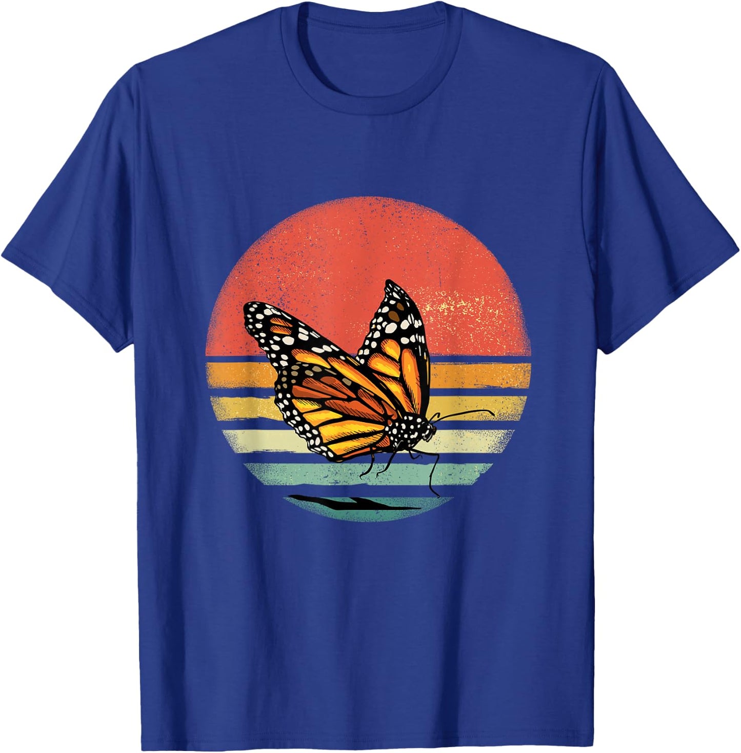 Retro Monarch Butterfly Shirt Animal Insect Butterfly Lovers T-Shirt - T-Shirt | Royal