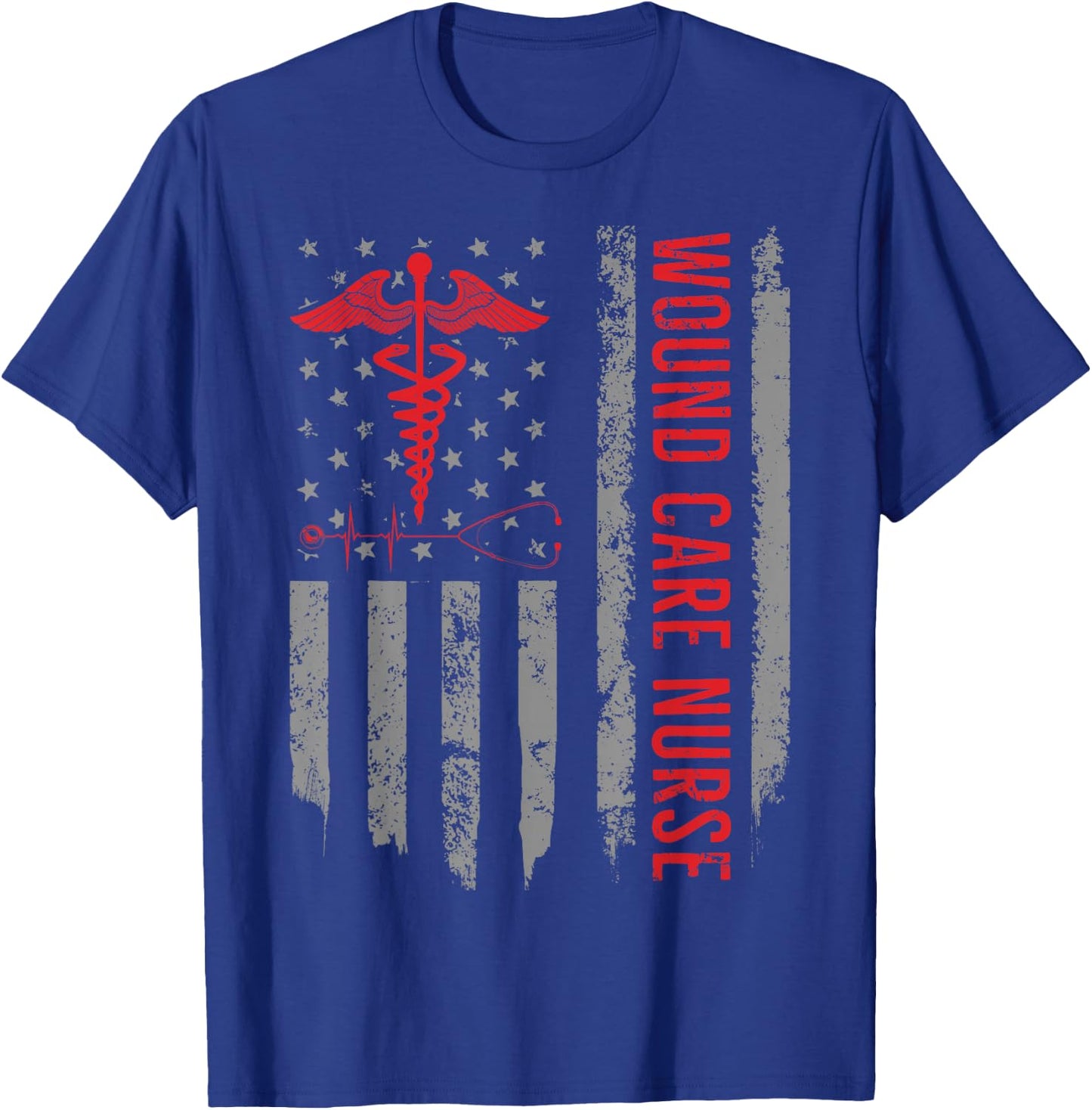 Wound Care Nurse RN or Nurses T-Shirt - T-Shirt | Royal