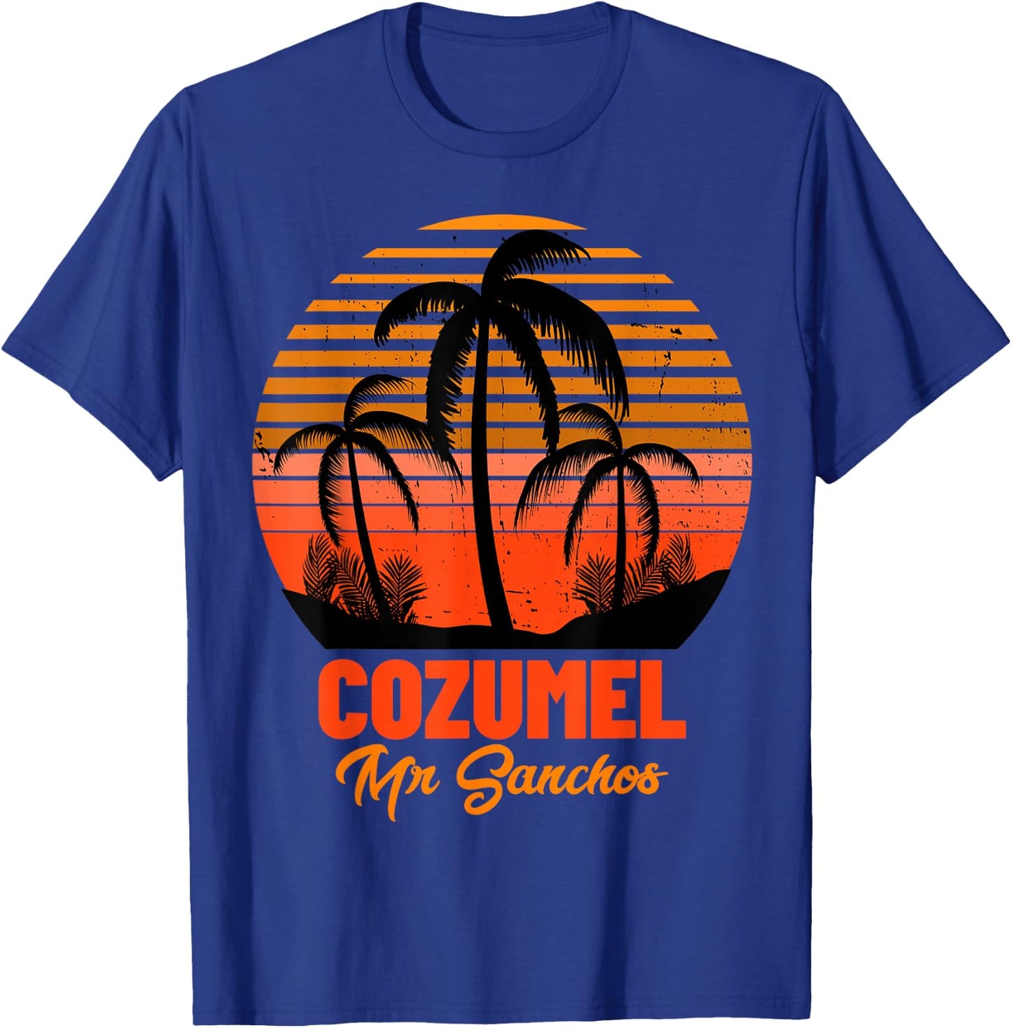 Mr Sanchos Beach Cozumel Mexico T-Shirt - T-Shirt | Royal