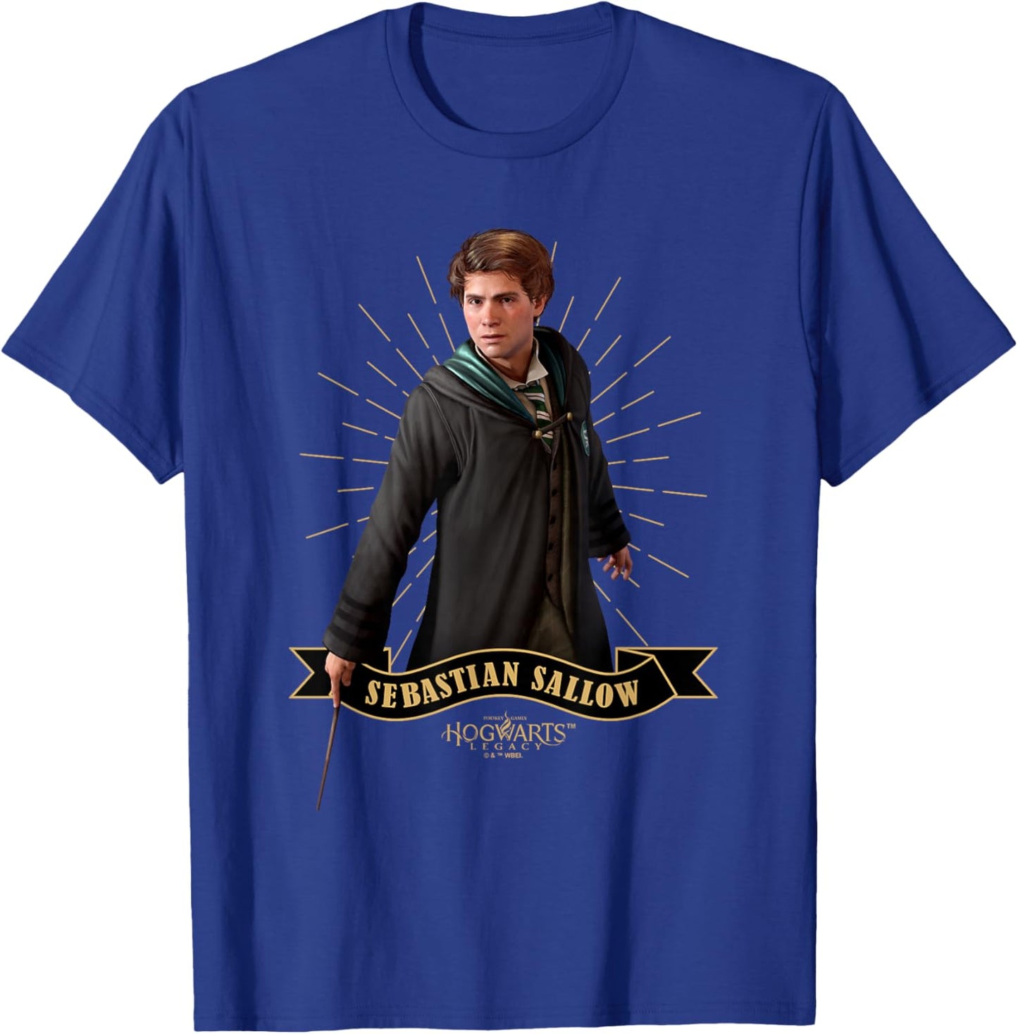 Harry Potter Hogwarts Legacy Sebastian Sallow Slytherin T-Shirt - T-Shirt | Royal