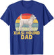 Xiasi Hound Dog Dad Retro Vintage Funny Dogs Lover & Owner T-Shirt - T-Shirt | Royal
