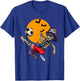 Soccer Skeleton Halloween Boys Soccer Pirate Halloween T-Shirt - T-Shirt | Royal
