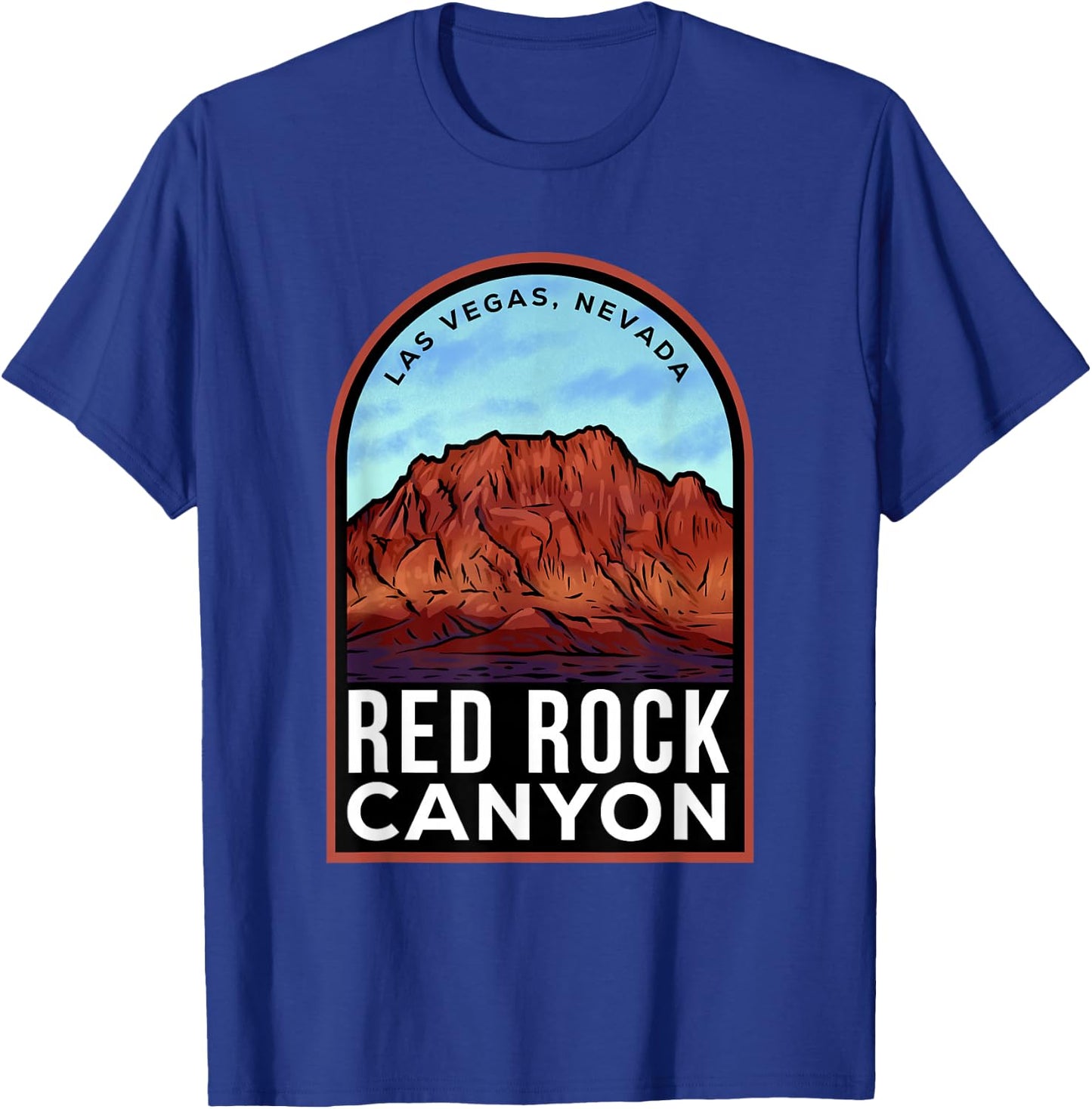 Red Rock Canyon Nevada T-Shirt - T-Shirt | Royal