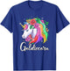 Cute Goldiecorn Personalized Name Unicorn Goldie T-Shirt - T-Shirt | Royal