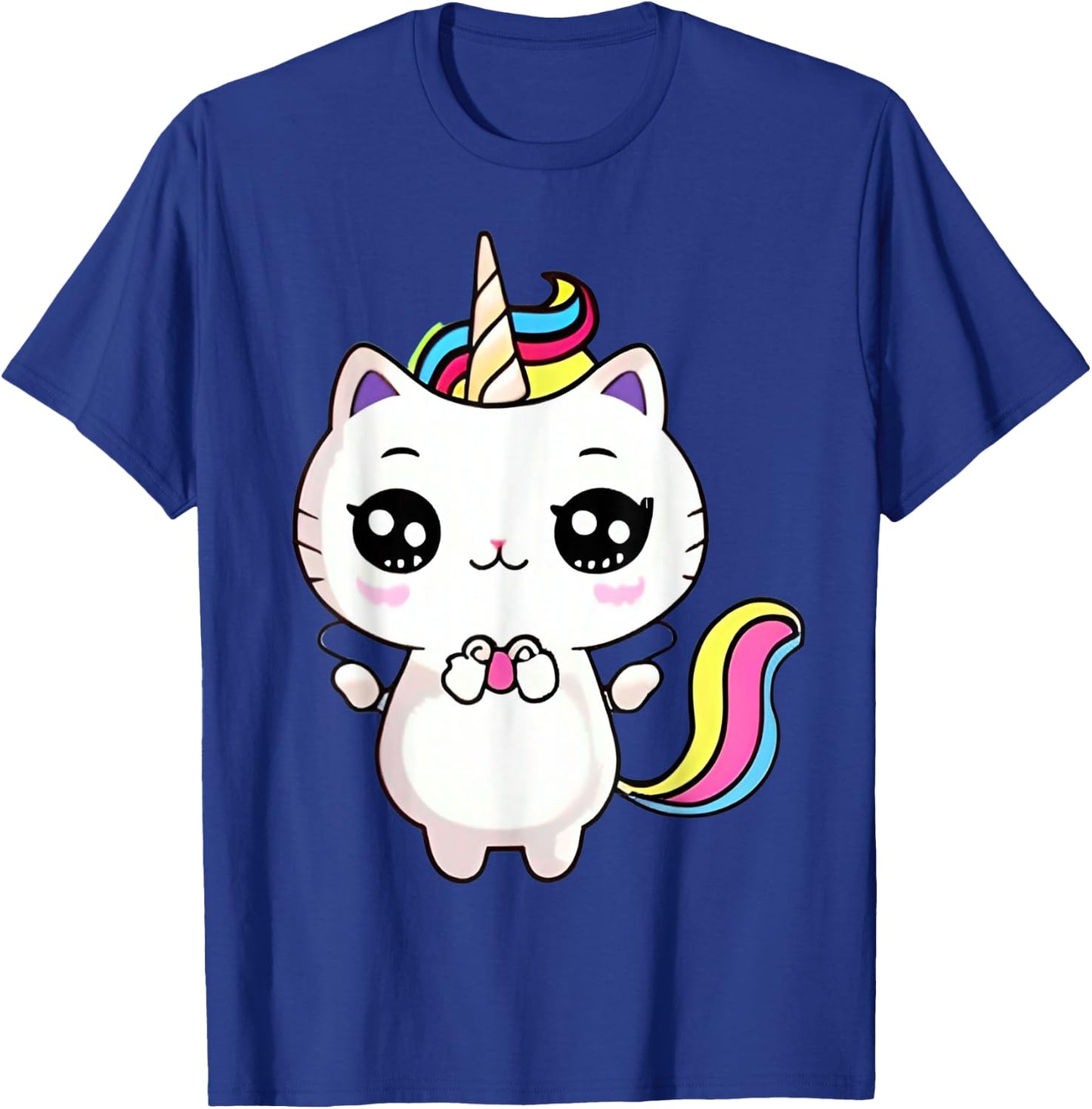 Caticorn Meowgical Rainbows shirt Cat Kittycorn Unicorn T-Shirt - T-Shirt | Royal