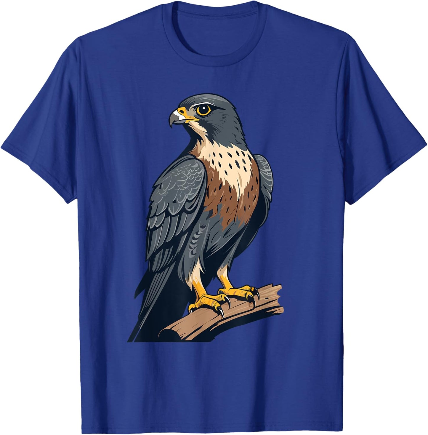 Ventage Peregrine Falcon Graphic: Cute Peregrine Falcon T-Shirt - T-Shirt | Royal