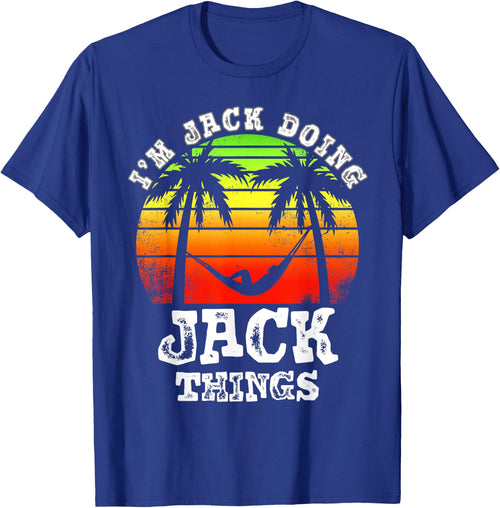 I'm Jack Doing Jack Things Vintage Retro Sunset