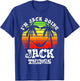 I'm Jack Doing Jack Things Vintage Retro Sunset T-Shirt - T-Shirt | Royal