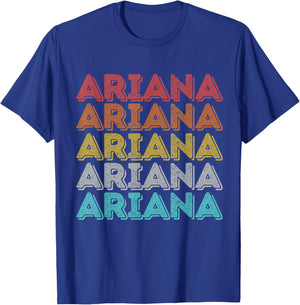 Vintage Retro Ariana T-Shirt - T-Shirt | Royal