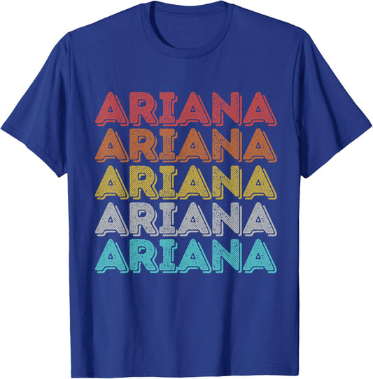 Vintage Retro Ariana T-Shirt - T-Shirt | Royal
