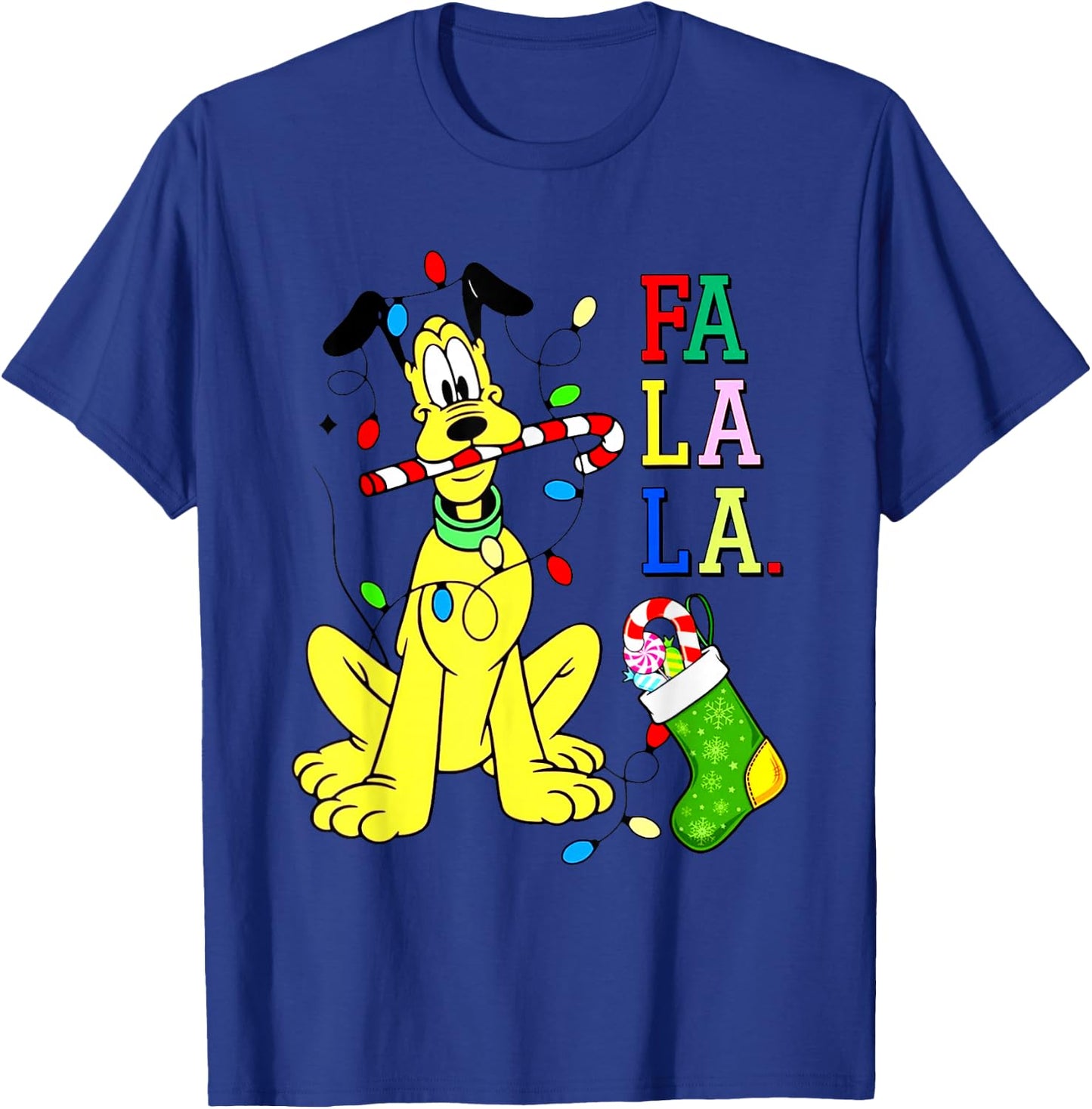 Pluto Christmas Shirt Cute Pluto La Fa Fa T-Shirt - T-Shirt | Royal