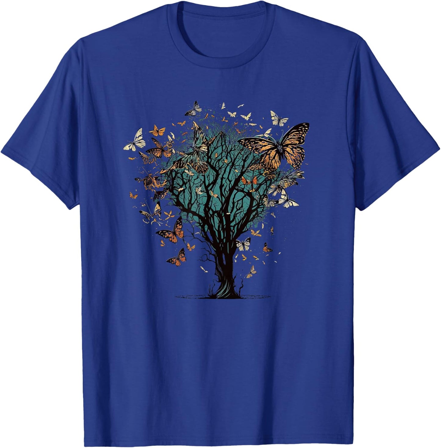 Butterfly Tree funny butterfly T-Shirt - T-Shirt | Royal