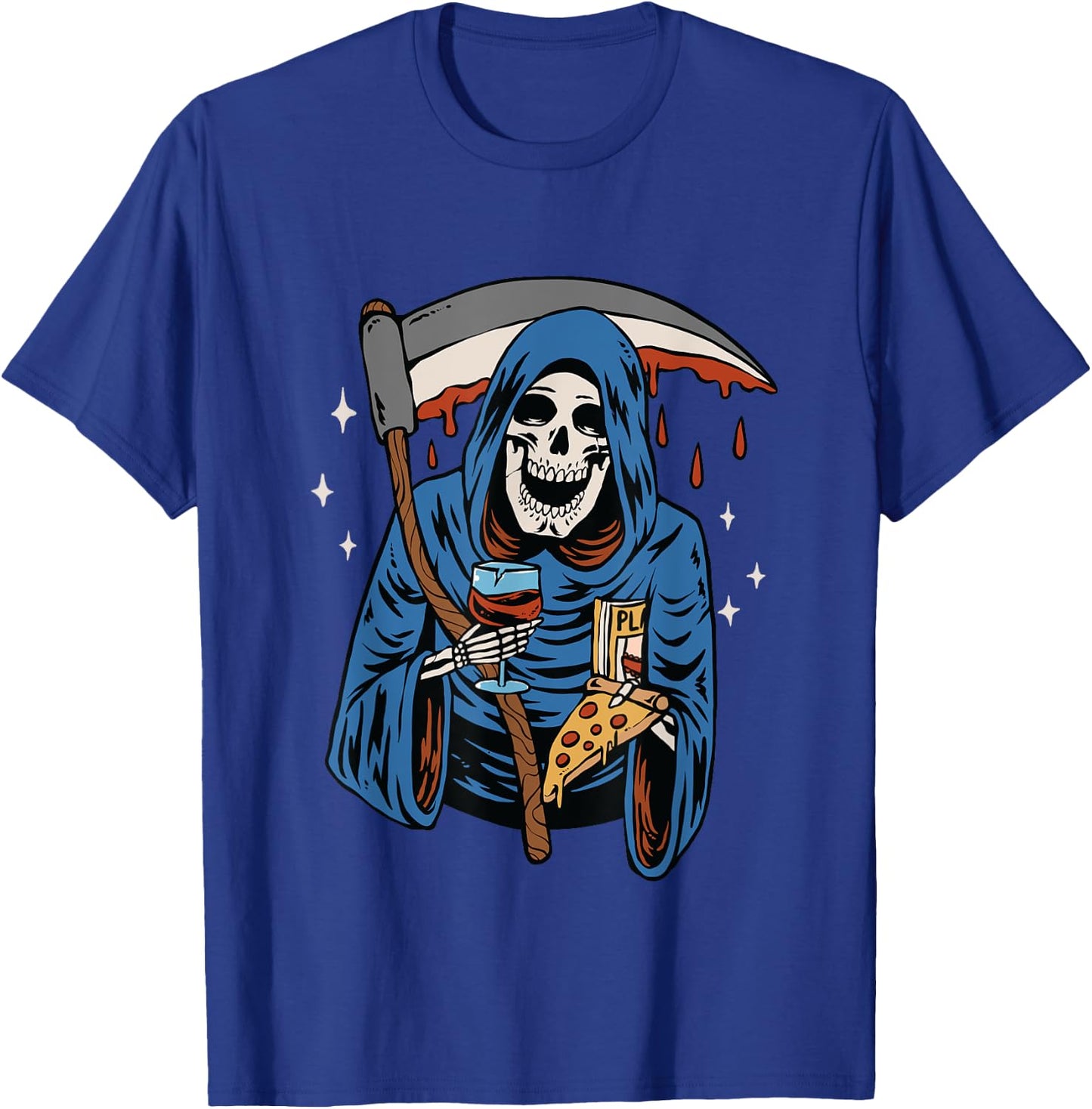 Grim Reaper American Traditional Tattoo Old School Flash T-Shirt - T-Shirt | Royal