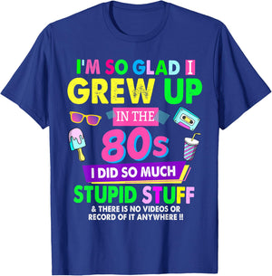 80s Design Rave Outfit & 80s Festival Costume T-Shirt - T-Shirt | Royal