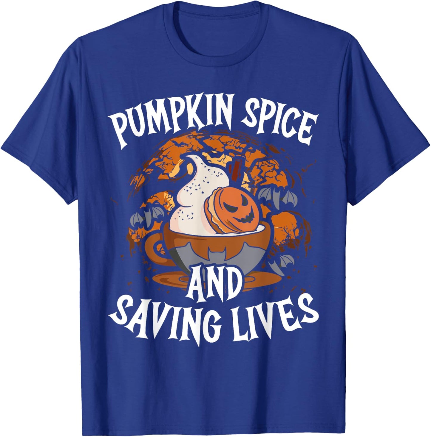Medical Halloween Trick Or Treat Healthcare Doctor Nurse T-Shirt - T-Shirt | Royal