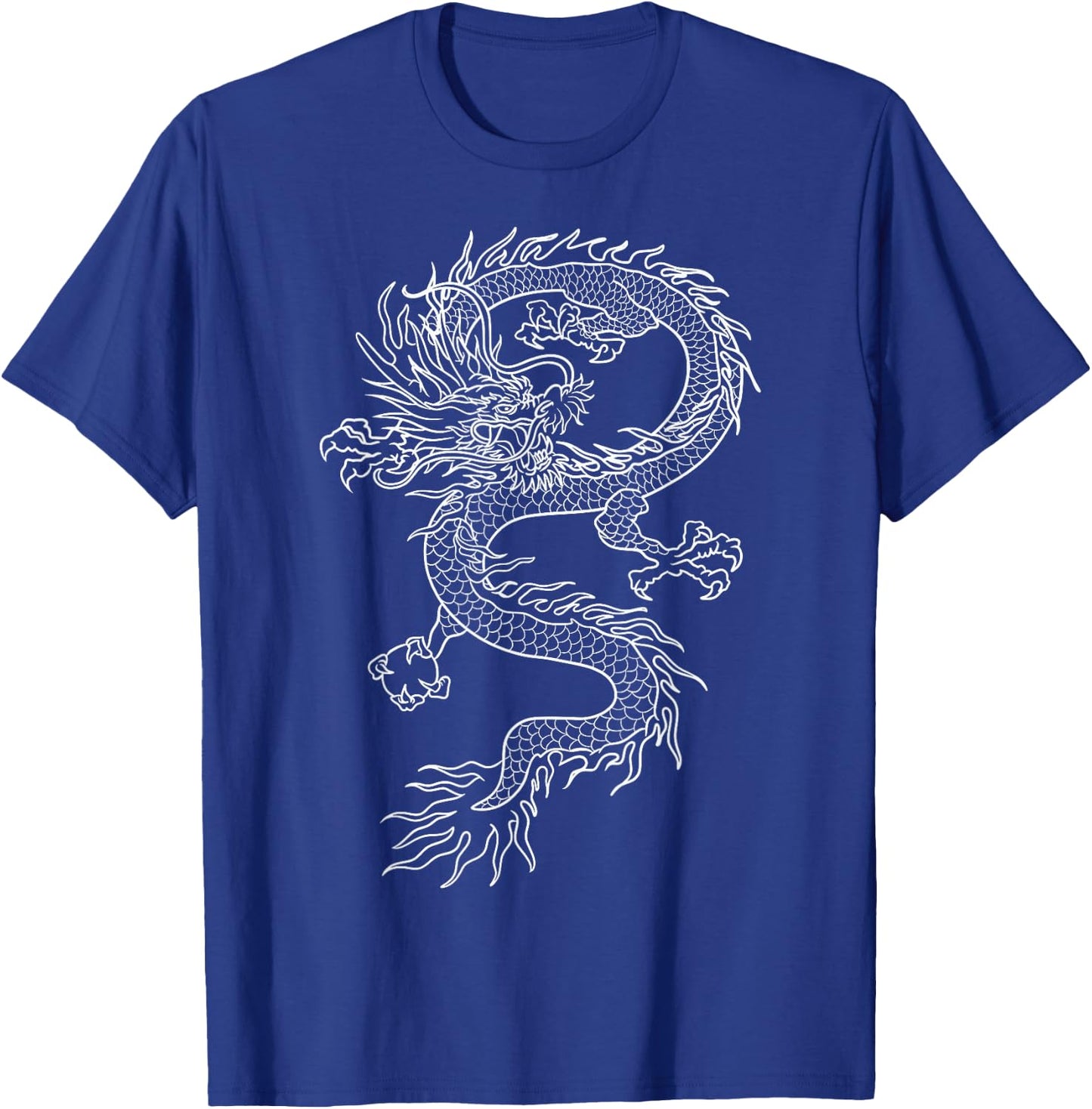 Japanese Dragon Tattoo Men's Design T-Shirt - T-Shirt | Royal