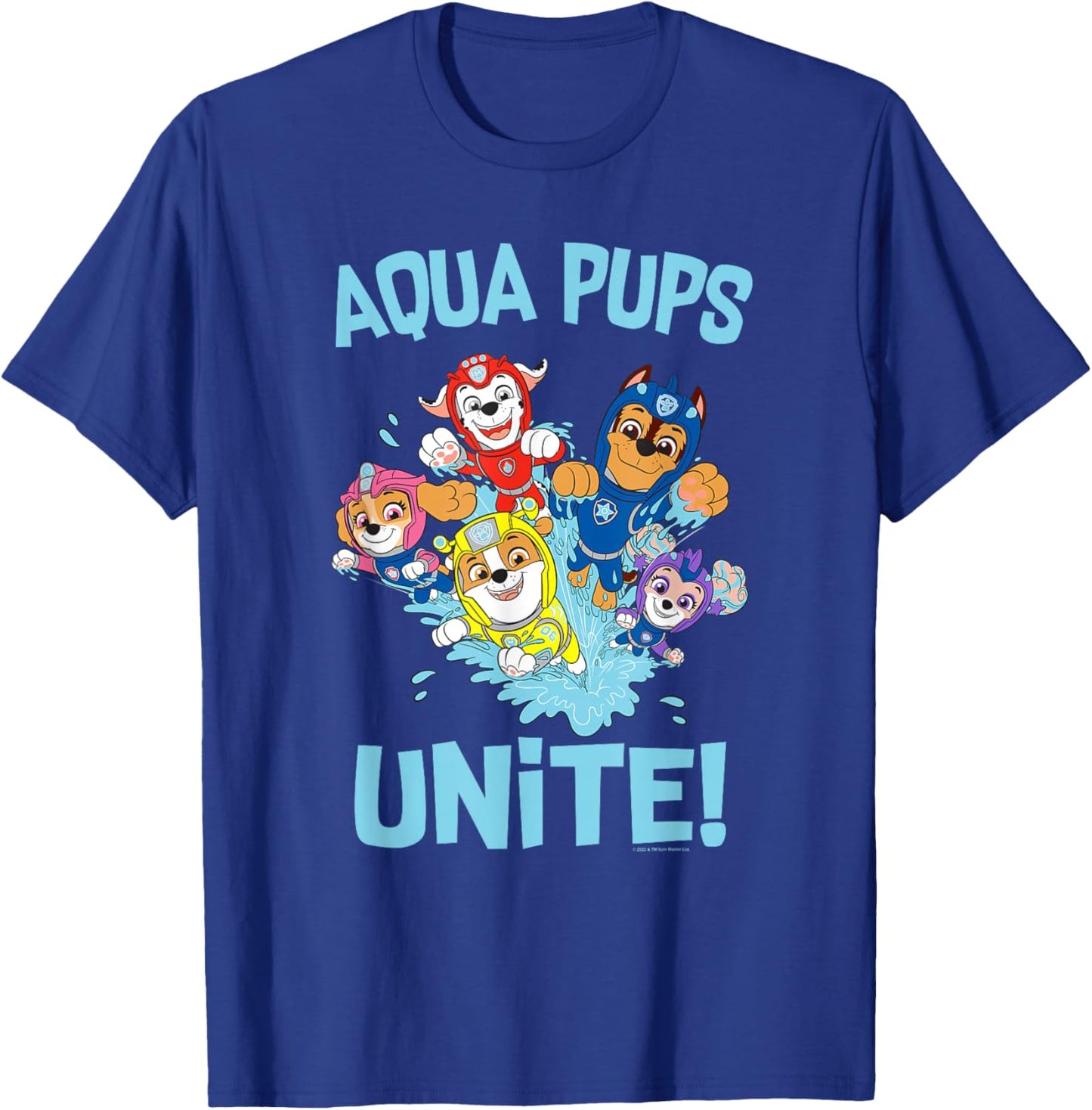 PAW Patrol Aqua Pups Making a Splash T-Shirt - T-Shirt | Royal