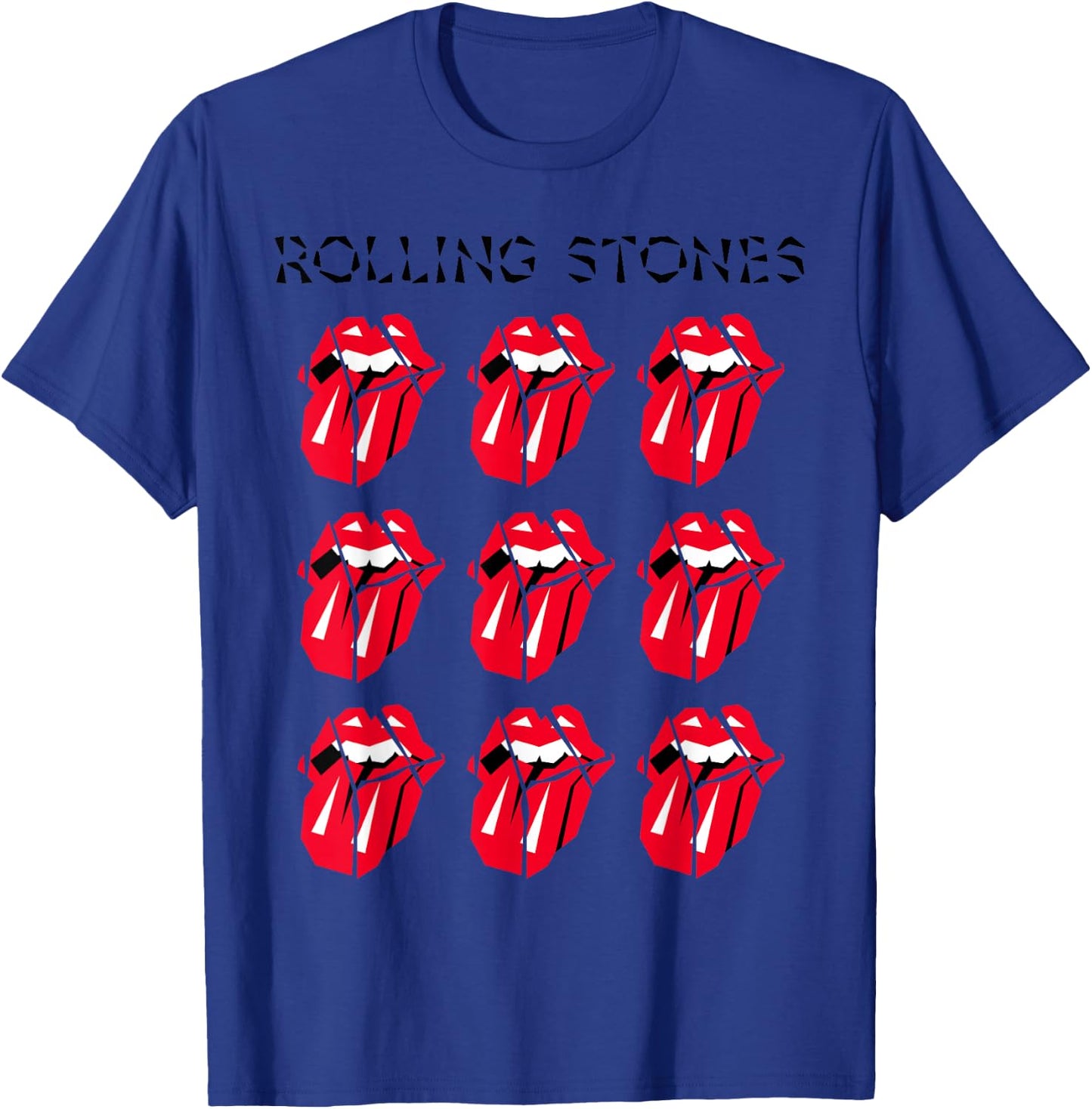 Official The Rolling Stones HD Multi Tongue T-Shirt - T-Shirt | Royal