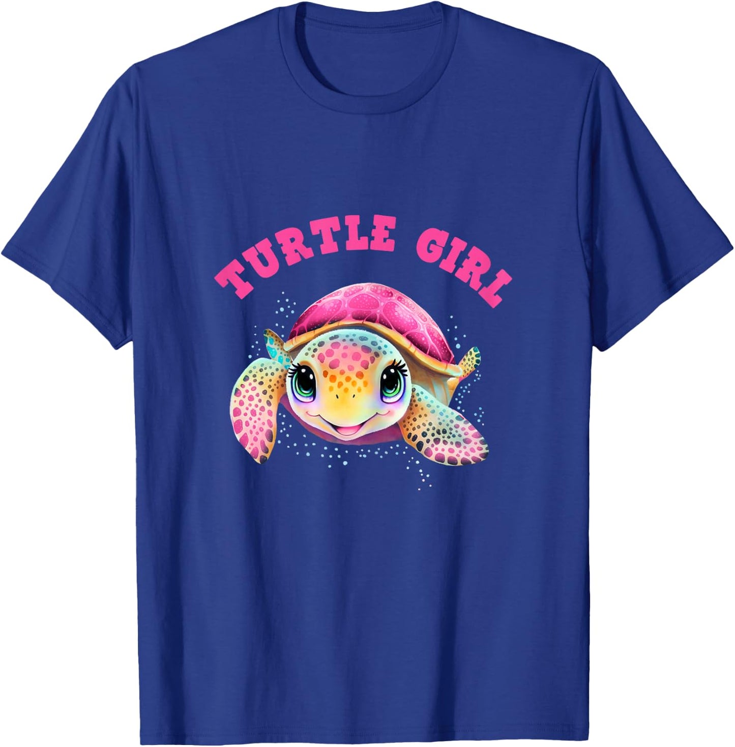 Turtle Girl, Earth Day Outfit for Girls, Girl's Turtle T-Shirt - T-Shirt | Royal