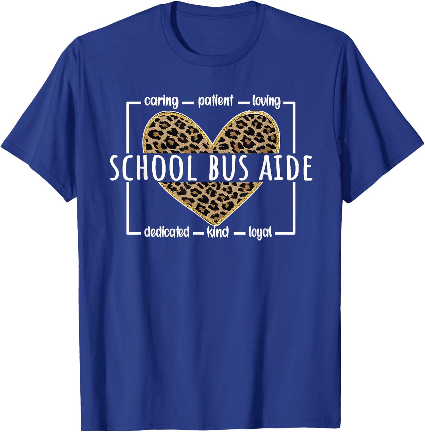 School Bus Aide Appreciation Best Bus Aide T-Shirt - T-Shirt | Royal