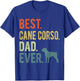 Best Cane Corso Dad Ever Dog Daddy Father's Day T-Shirt - T-Shirt | Royal