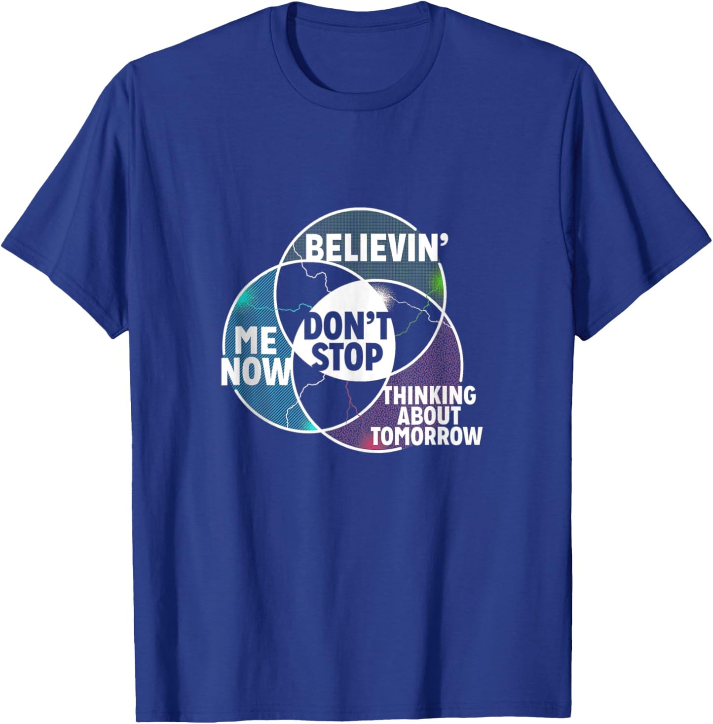 Venn Diagram Don't Stop Algebra Math T-Shirt - T-Shirt | Royal