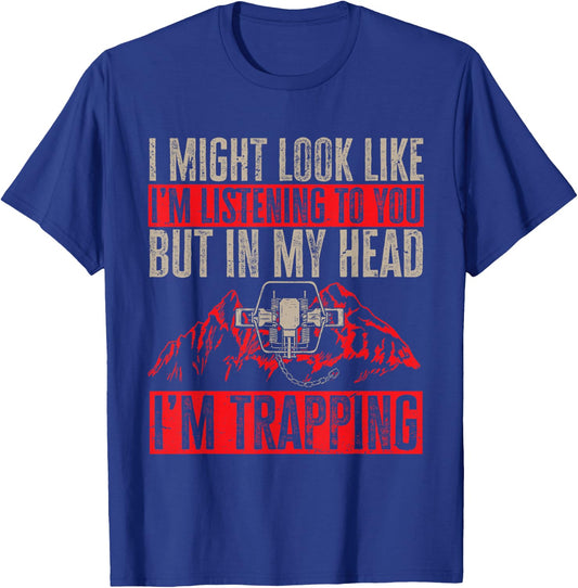 Trapping Trap Hunting Trapper T-Shirt - T-Shirt | Royal