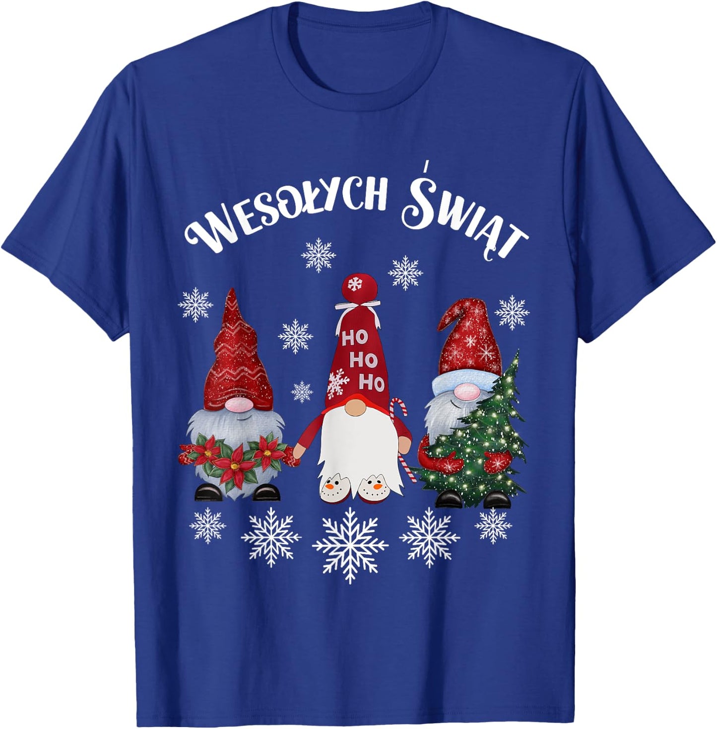 Wesolych Swiat Polish language Merry Christmas T-Shirt - T-Shirt | Royal