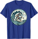Santa Claus Hawaiian Surfing Christmas Aloha Tropical Xmas T-Shirt - T-Shirt | Royal