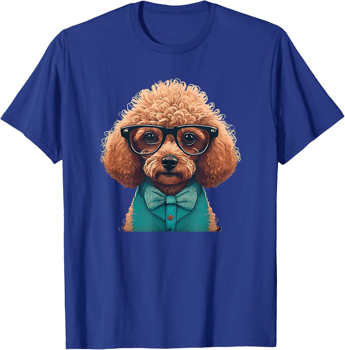 Funny Poodle Dog Miniature Poodle Toy Poodle Hipster T-Shirt - T-Shirt | Royal