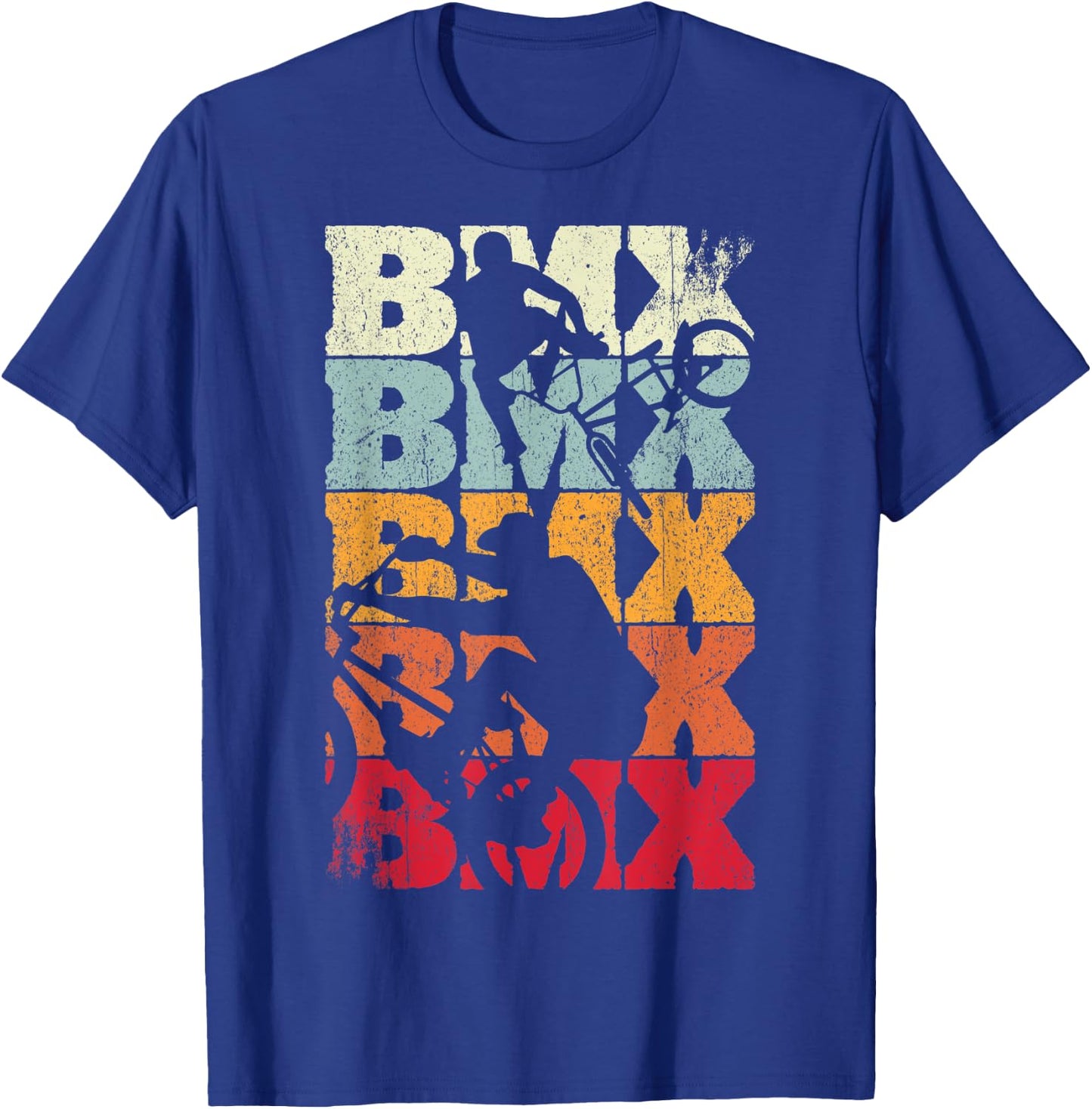 BMX freestyle vintage bike fans boys youth bike BMX T-Shirt - T-Shirt | Royal