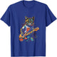 Cat Playing Bass Guitar Bassist Bass Guitarist Cats Lover Women T-Shirt - T-Shirt | Royal