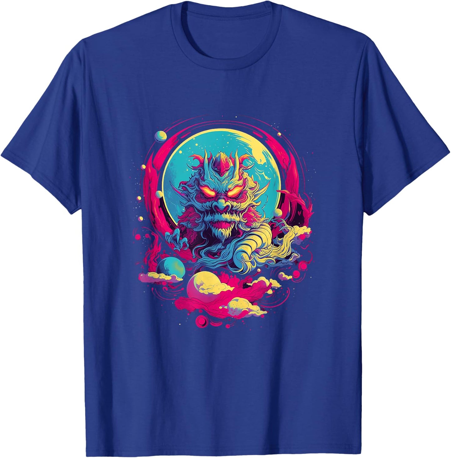 Chinese Japanese Dragon Asian Japan T-Shirt - T-Shirt | Royal