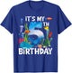 Kids 5 Year Old Ocean Life Whale Dolphin Shark 5th Birthday T-Shirt - T-Shirt | Royal