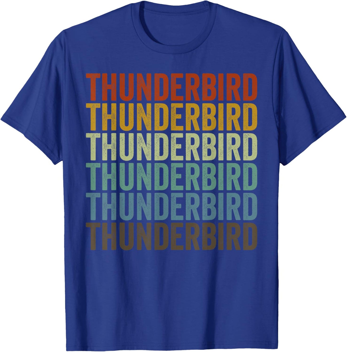 Thunderbird Retro T-Shirt - T-Shirt | Royal
